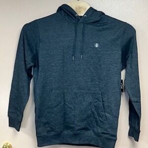 Volcom Foreman Po Fleece Pullover‎ Hoodie Charcoal Heather Mens Medium NWT